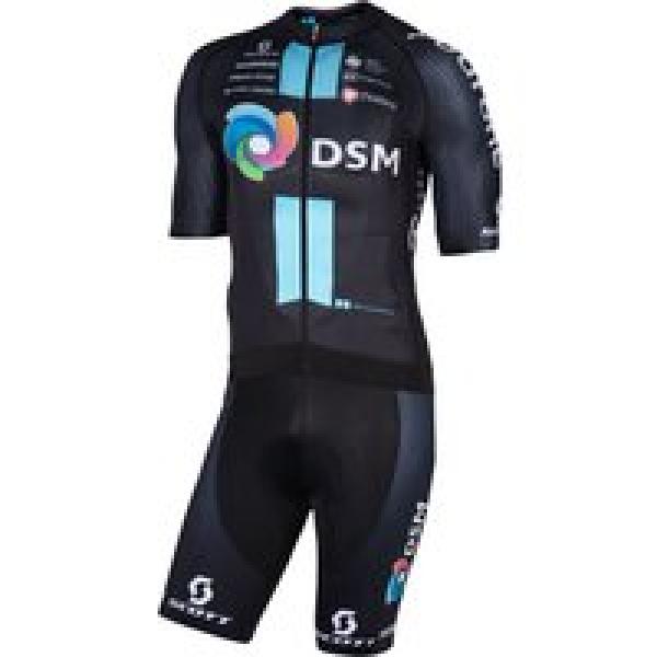 TEAM DSM Race 2023 Set (fietsshirt + fietsbroek) set (2 artikelen), voor heren,