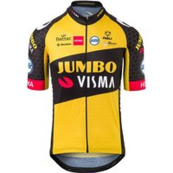 TEAM JUMBO-VISMA Shirt met korte mouwen 2021 fietsshirt met korte mouwen, voor h