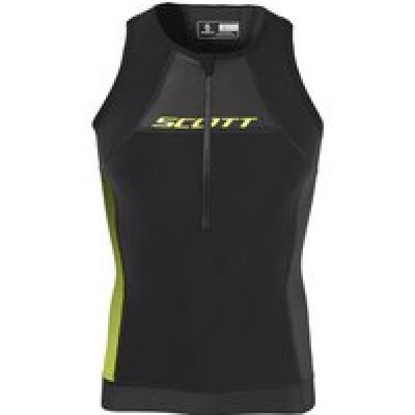 SCOTT tri top Plasma, voor heren, Maat S, Triathlon shirt, Triathlon kleding