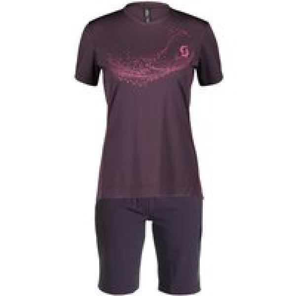 SCOTT Trail Flow Dames set (fietsshirt + fietsbroek), Fietskleding