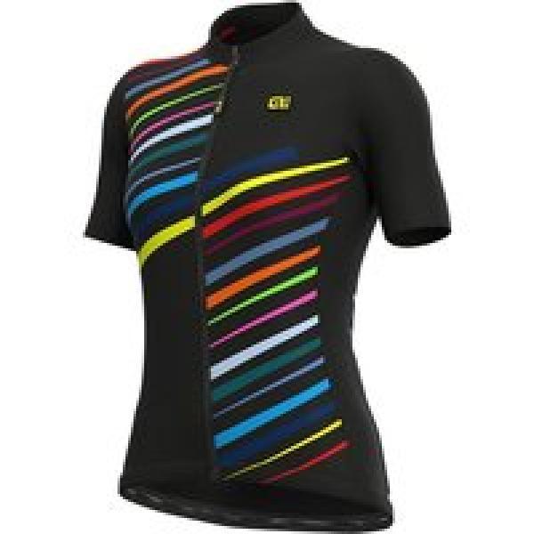 ALÉ Damesshirt Flash damesfietsshirt, Maat S, Fietsshirt, Wielerkleding