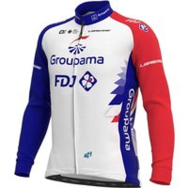 GROUPAMA FDJ Shirt met lange mouwen 2021 fietsshirt met lange mouwen, voor heren