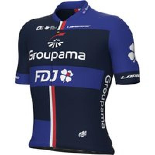 GROUPAMA FDJ Shirt met korte mouwen 2023 fietsshirt met korte mouwen, voor heren