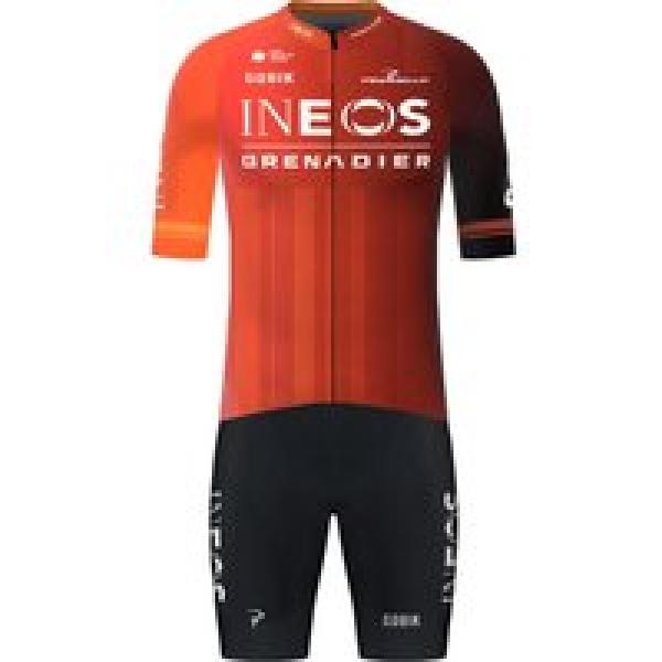 INEOS GRENADIERS Race 2024 Set (fietsshirt + fietsbroek) set (2 artikelen), voor