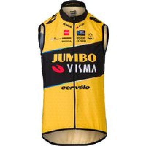 TEAM JUMBO-VISMA Windvest 2023 windvest, voor heren, Maat L, Fiets vest, Wielerk