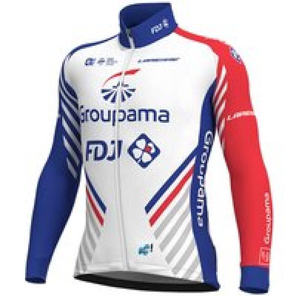 GROUPAMA-FDJ 2019 Thermojack Thermojack, voor heren, Maat S, Fietsjas, Fietskled