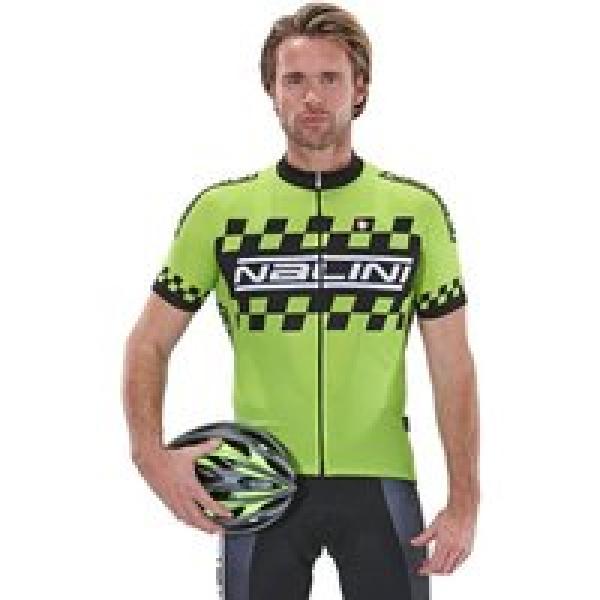 NALINI PRO Cardamo fietsshirt met korte mouwen, voor heren, Maat S, Wielrenshirt