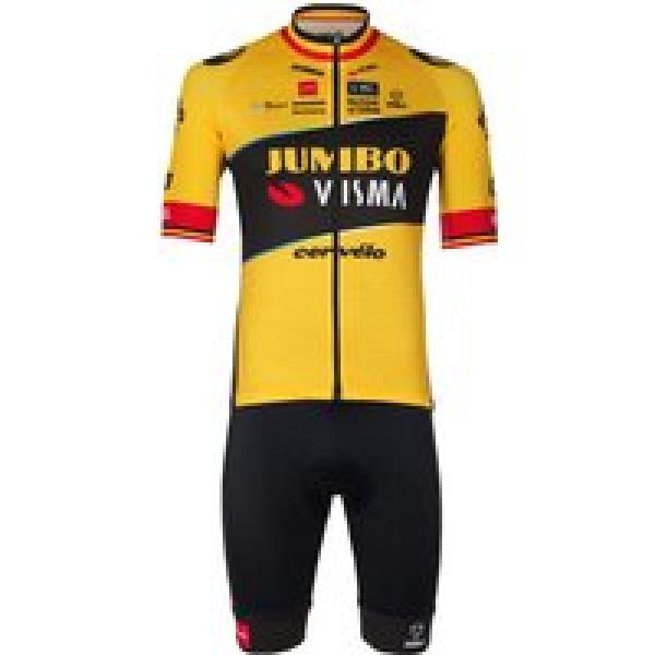 TEAM JUMBO-VISMA Wout van Aert 2023 Set (fietsshirt + fietsbroek) set (2 artikel