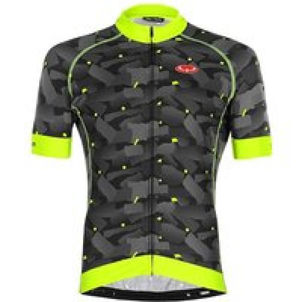 Fiets shirt, BOBTEAM Shirt met korte mouwen Flash Camo fietsshirt met korte mouw