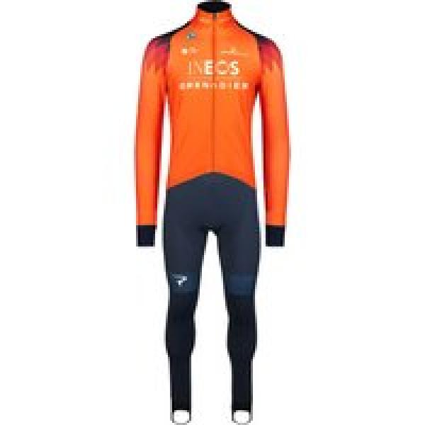 INEOS Grenadiers Icon Tempest Training 2023 Set (winter fietsjack + lange koersb