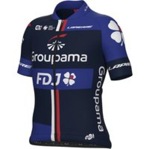 GROUPAMA - FDJ Kindershirt 2023 kinderfietsshirt, Maat S