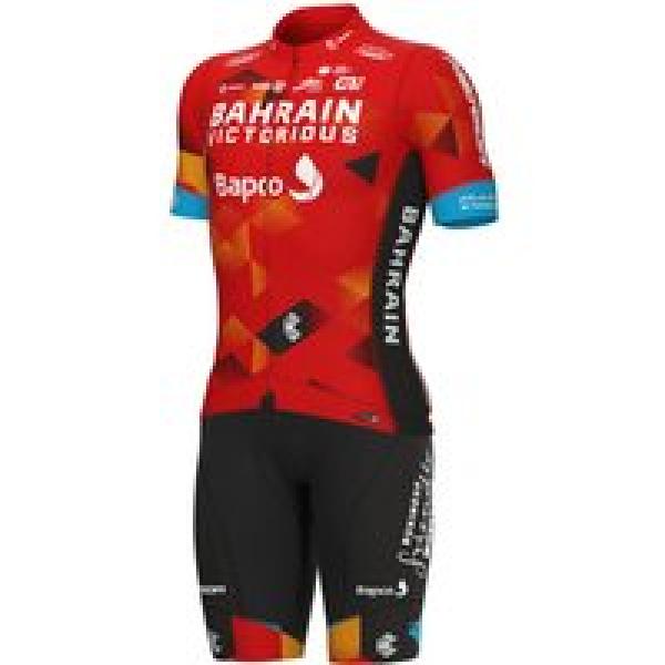 BAHRAIN - VICTORIOUS PR 2022 Set (fietsshirt + fietsbroek) set (2 artikelen), vo