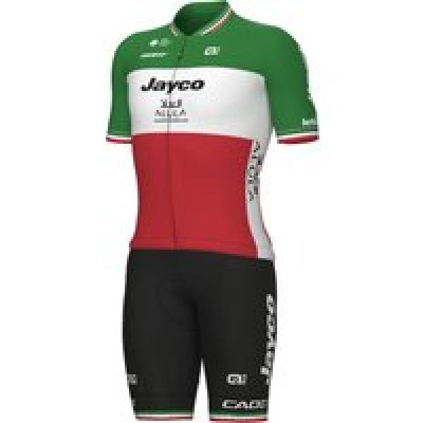 JAYCO-ALULA Italiaanse kampioen 2023 Set (fietsshirt + fietsbroek) set (2 artike