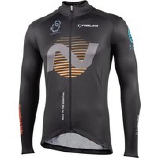 NALINI New Warm fietsshirt met lange mouwen, voor heren, Maat L, Fietsshirt, Wie