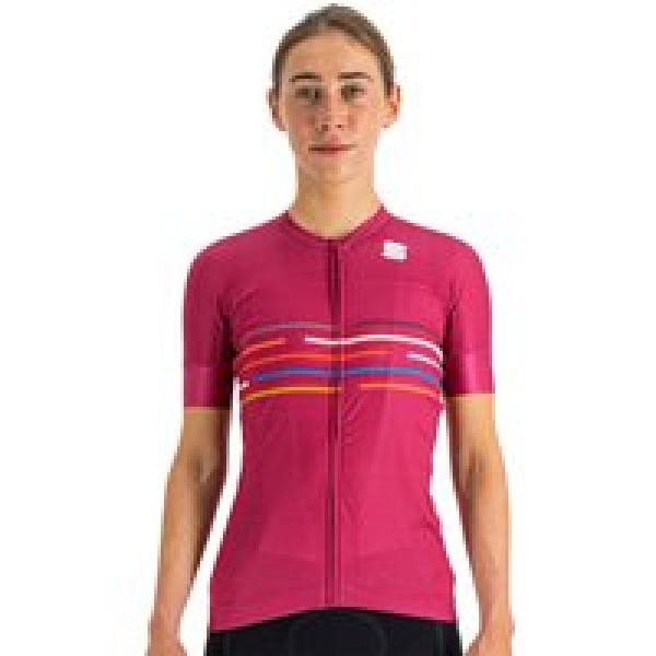 SPORTFUL Damesshirt Vélodrome damesfietsshirt, Maat L, Fietsshirt, Fietskleding