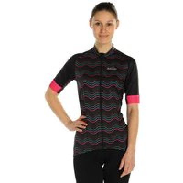 NALINI Damesshirt met korte mouwen Beijing 2008 damesfietsshirt, Maat M, Wielers