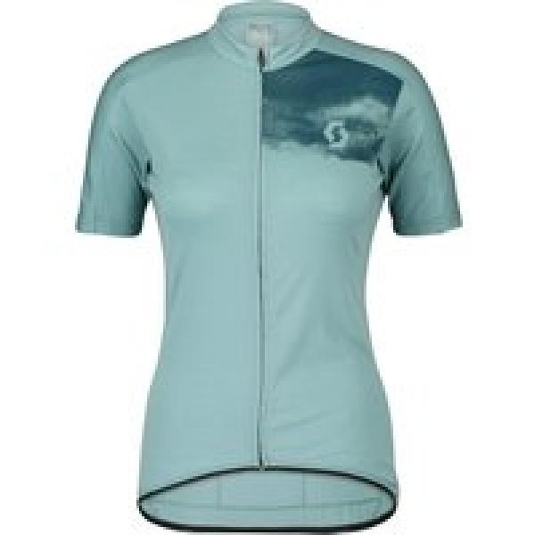 SCOTT Damesshirt Gravel Merino damesfietsshirt, Maat L, Fietsshirt, Fietskleding