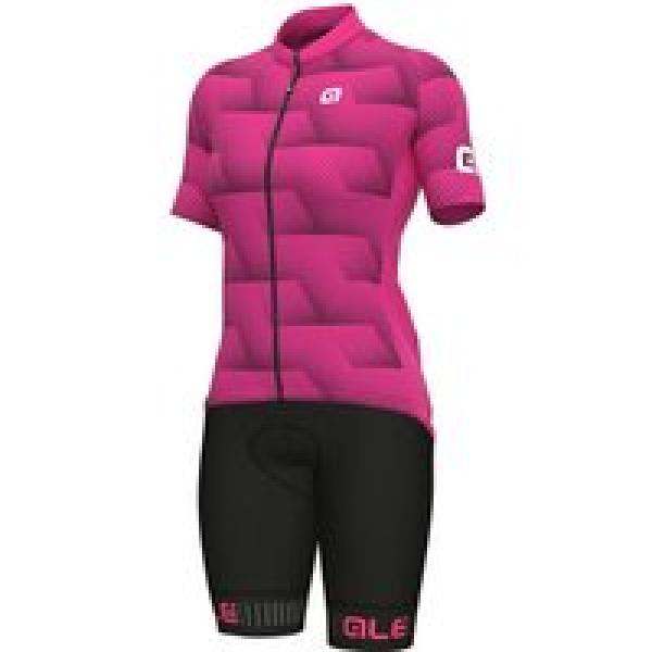 ALÉ Sharp Dames set (fietsshirt + fietsbroek) dames set (2 artikelen), Fietskled