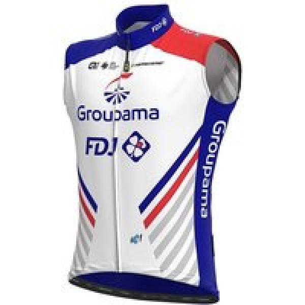 GROUPAMA FDJ Windvest 2020, voor heren, Maat S, Fietsvest, Fietskleding