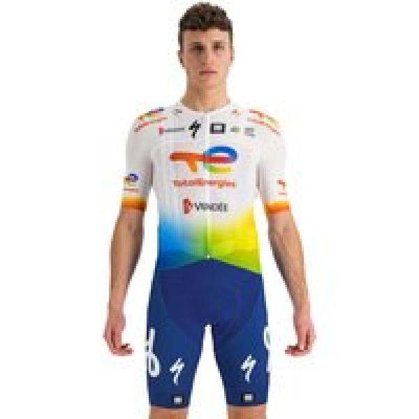 TEAM TOTALENERGIES Pro Light 2023 Set (fietsshirt + fietsbroek) set (2 artikelen