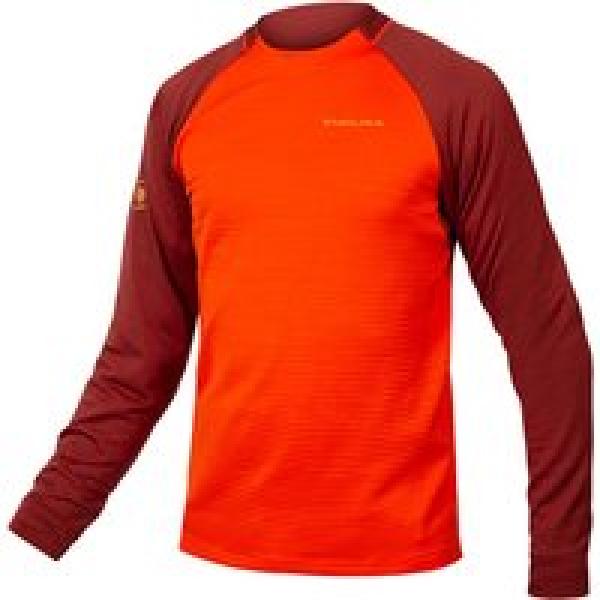 ENDURA Shirt met lange mouwen Singletrack Fleece fietsshirt met lange mouwen, vo