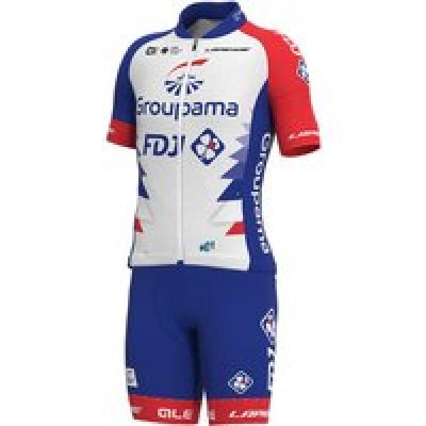 GROUPAMA-FDJ 2022 Kinderset (fietsshirt + fietsbroek)