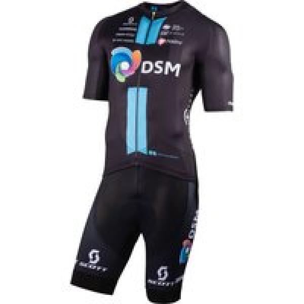 TEAM DSM 2022 Set (fietsshirt + fietsbroek) set (2 artikelen), voor heren, Fiets