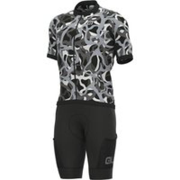 ALÉ Woodland Set (fietsshirt + fietsbroek) set (2 artikelen), voor heren