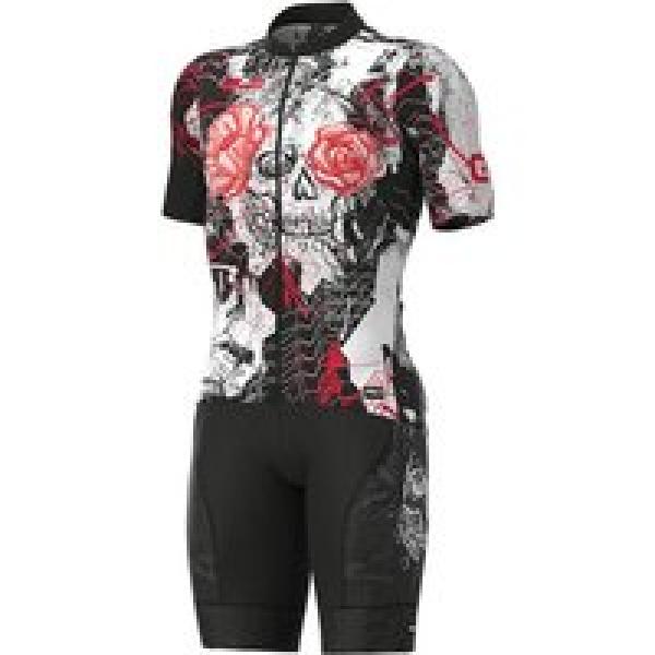 ALÉ Skull Set (fietsshirt + fietsbroek), voor heren