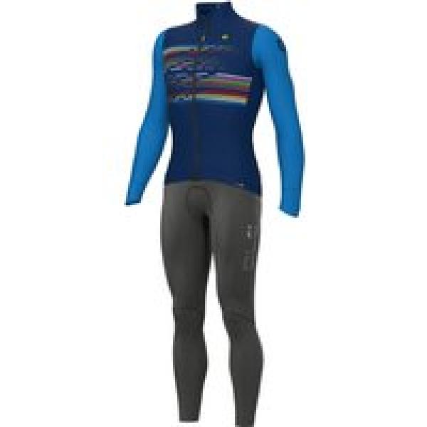 ALÉ Logo Set (winter fietsjack + lange koersbroek), voor heren