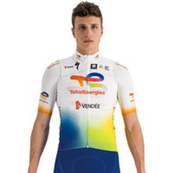 TEAM TOTALENERGIES Windvest Pro Race 2023 windvest, voor heren, Maat 2XL, Kinder