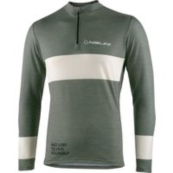 NALINI Shirt met lange mouwen New Wool bikeshirt, voor heren, Maat 2XL, Wielersh