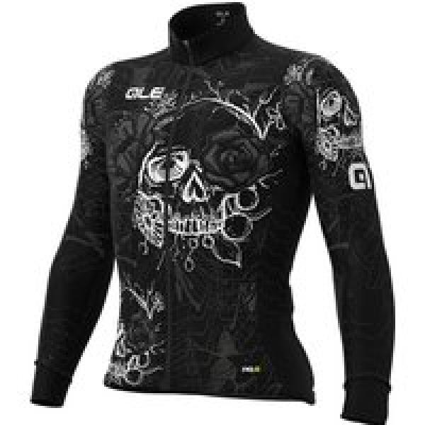 ALÉ Shirt met lange mouwen Skulli fietsshirt met lange mouwen, voor heren, Maat