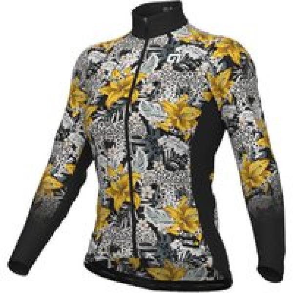 ALÉ Damesshirt met lange mouwen Hibiscus damesfietsshirt met lange mouwen, Maat