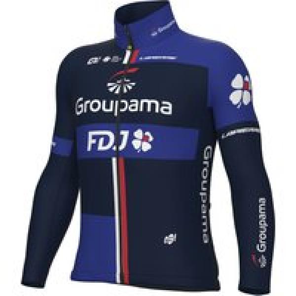 GROUPAMA - FDJ Winterjas 2023 Thermojack, voor heren, Maat 2XL, Racefiets jack,