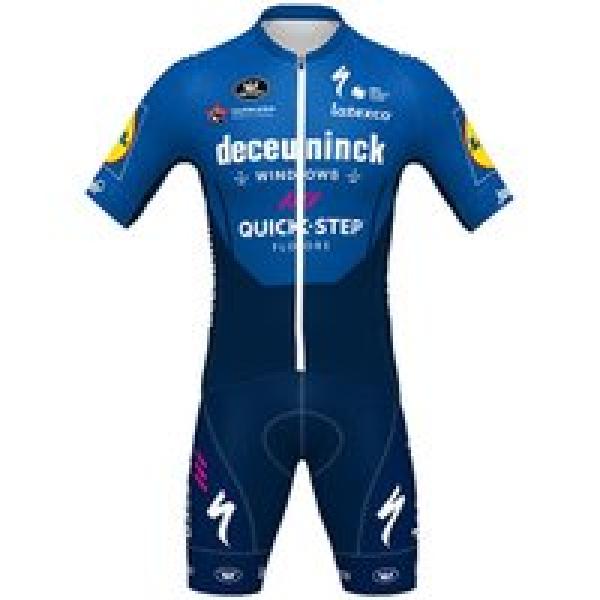 DECEUNINCK QUICK-STEP PRR Summer 2021 Set (fietsshirt + fietsbroek), voor heren,