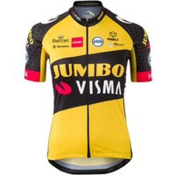 TEAM JUMBO-VISMA Dameshirt met korte mouwen 2021 damesfietsshirt, Maat L