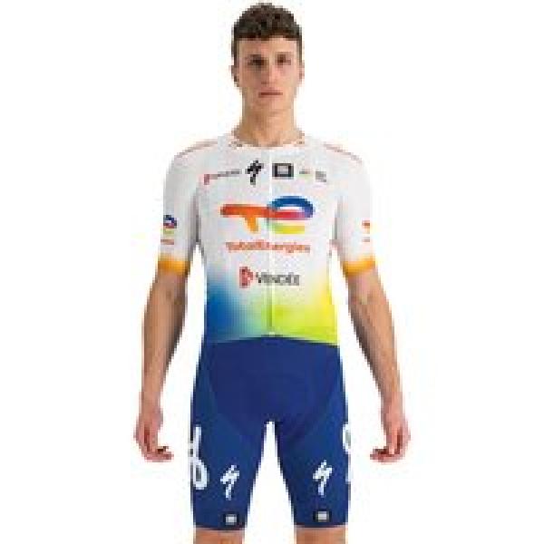 TEAM TOTALENERGIES Pro Bomber 2023 Set (fietsshirt + fietsbroek) set (2 artikele