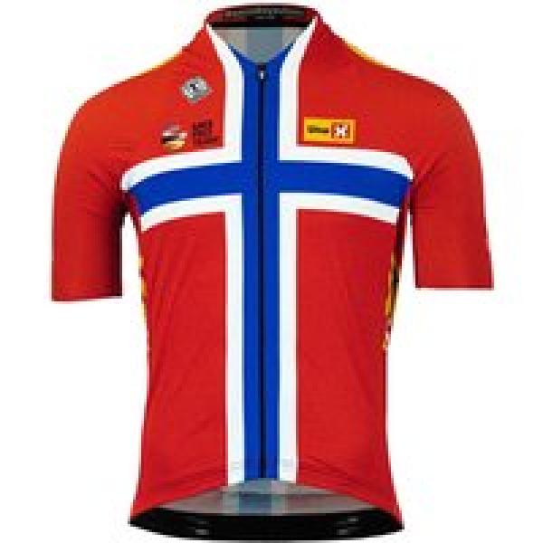 Uno-X Fietsshirt met korte mouwen Icon Noorse kampioen TdF 2023 fietsshirt met k