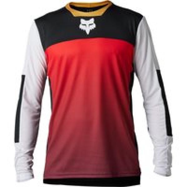 FOX Fietsshirt met lange mouwen Defend Aurora bikeshirt, voor heren, Maat L, Fie