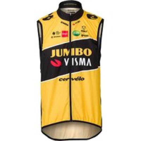 TEAM JUMBO-VISMA Windvest 2022 windvest, voor heren, Maat 2XL, Wielrenvest, Wiel