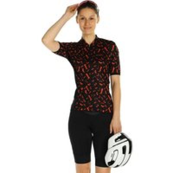 NALINI Red Shoes Dames set (fietsshirt + fietsbroek) dames set (2 artikelen), Fi