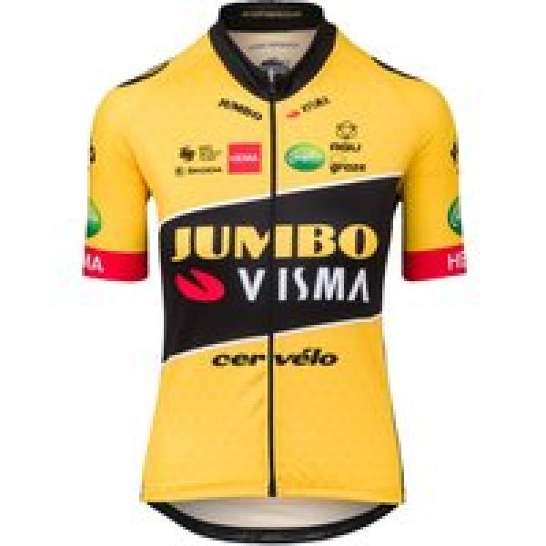 TEAM JUMBO-VISMA Dameshirt met korte mouwen 2022 damesfietsshirt, Maat S