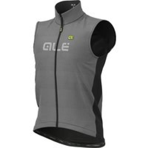 ALÉ Windvest Black Reflective, voor heren, Maat L, Fiets vest, Wielerkleding