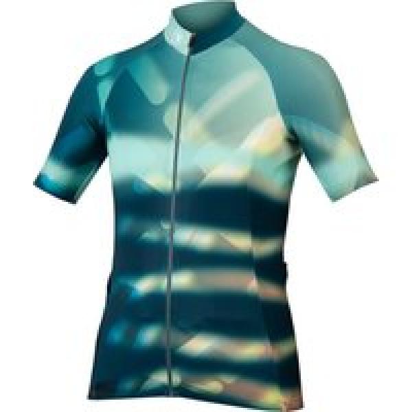 ENDURA Damesshirt Virtual Texture damesfietsshirt, Maat L, Fietsshirt, Fietskled