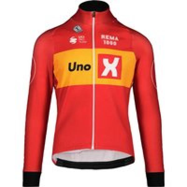 Uno-X Winterjas Icon Tempest TdF 2023 Thermojack, voor heren, Maat 2XL, Racefiet