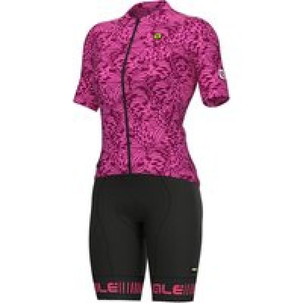 ALÉ Papillon Dames set (fietsshirt + fietsbroek) dames set (2 artikelen), Fietsk