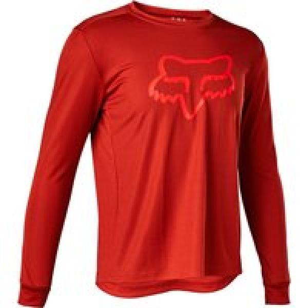 FOX Kinderfietsshirt met lange mouwen Ranger bikeshirt, Maat XL