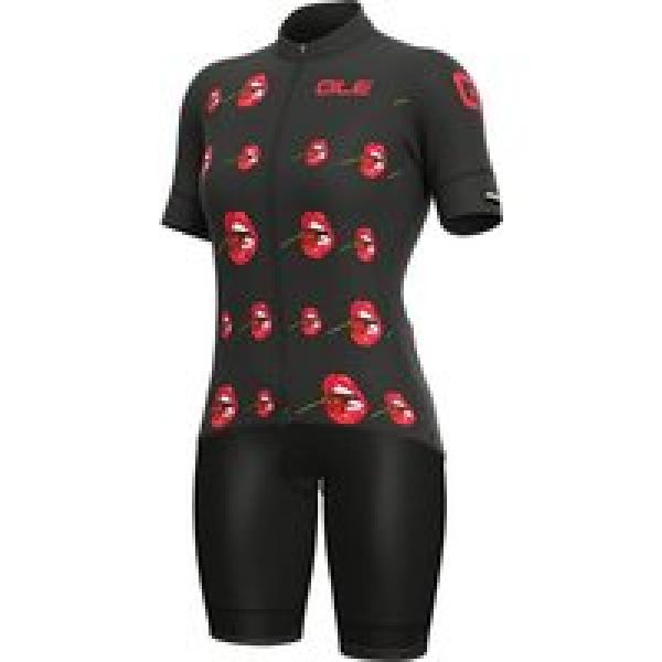 ALÉ Smile Dames set (fietsshirt + fietsbroek) dames set (2 artikelen), Fietskled