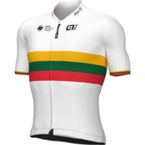 GROUPAMA-FDJ Shirt met korte mouwen Litouwse kampioen 2022 fietsshirt met korte